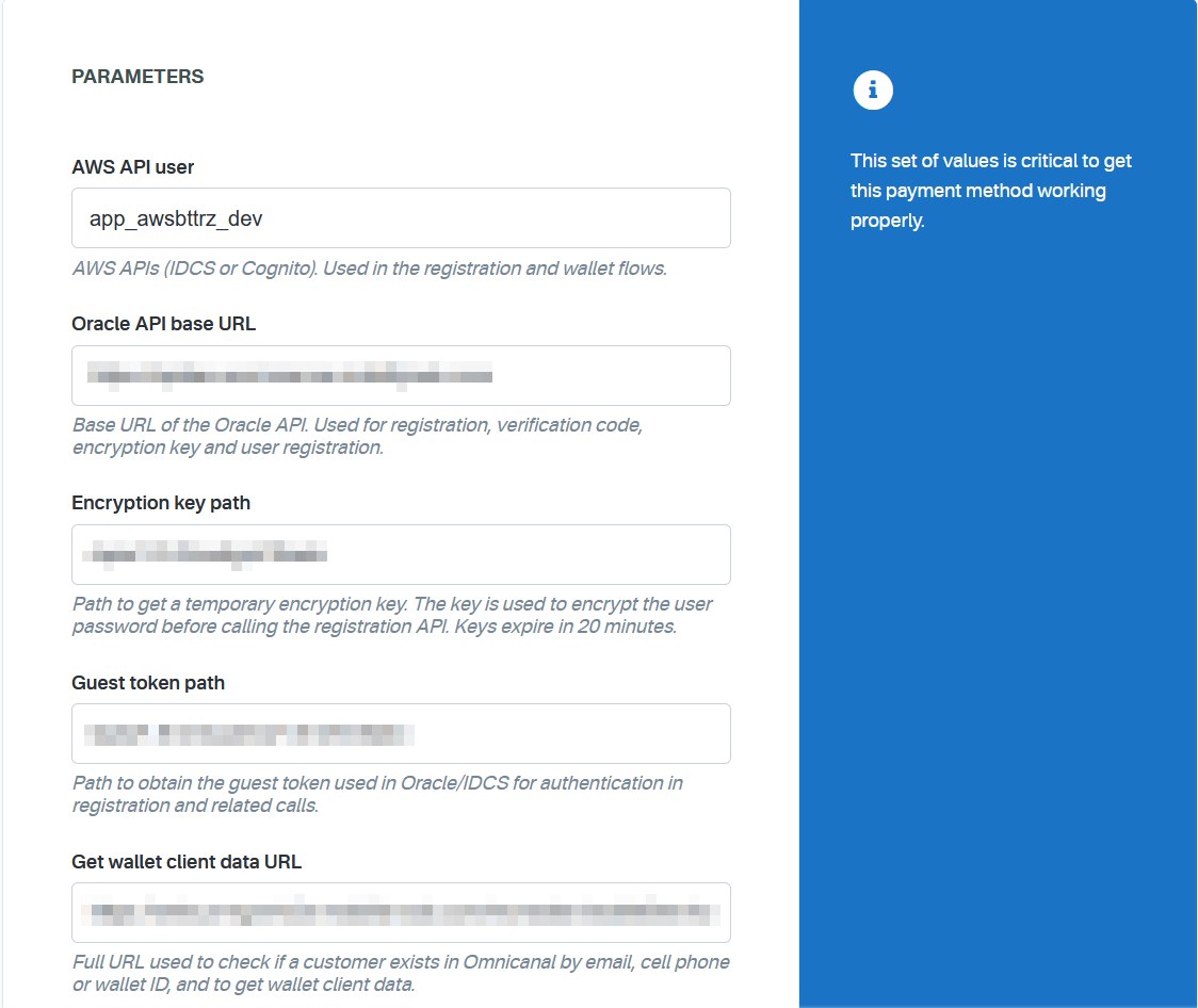 Saldo Max provider + 'saldo_max' + Parameters