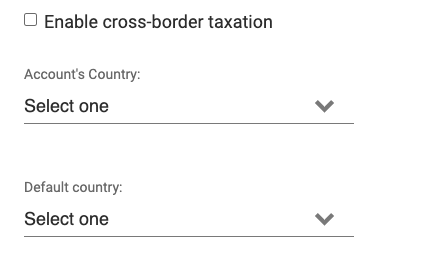 account cross border taxes