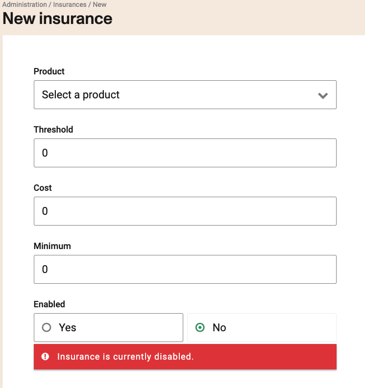 insurance add new form