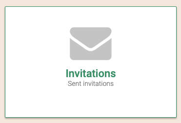 invitations page button