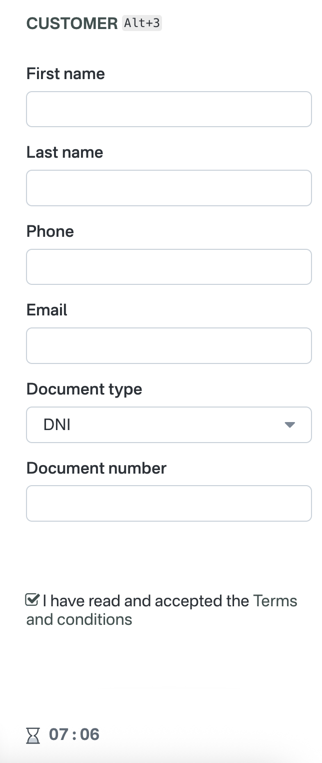 Customer information