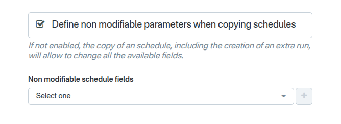 Define non modifiable parameters when copying schedules - selector visible Define non modifiable parameters when copying schedules - selector visible
