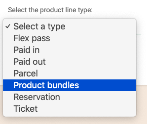 select bundle product family