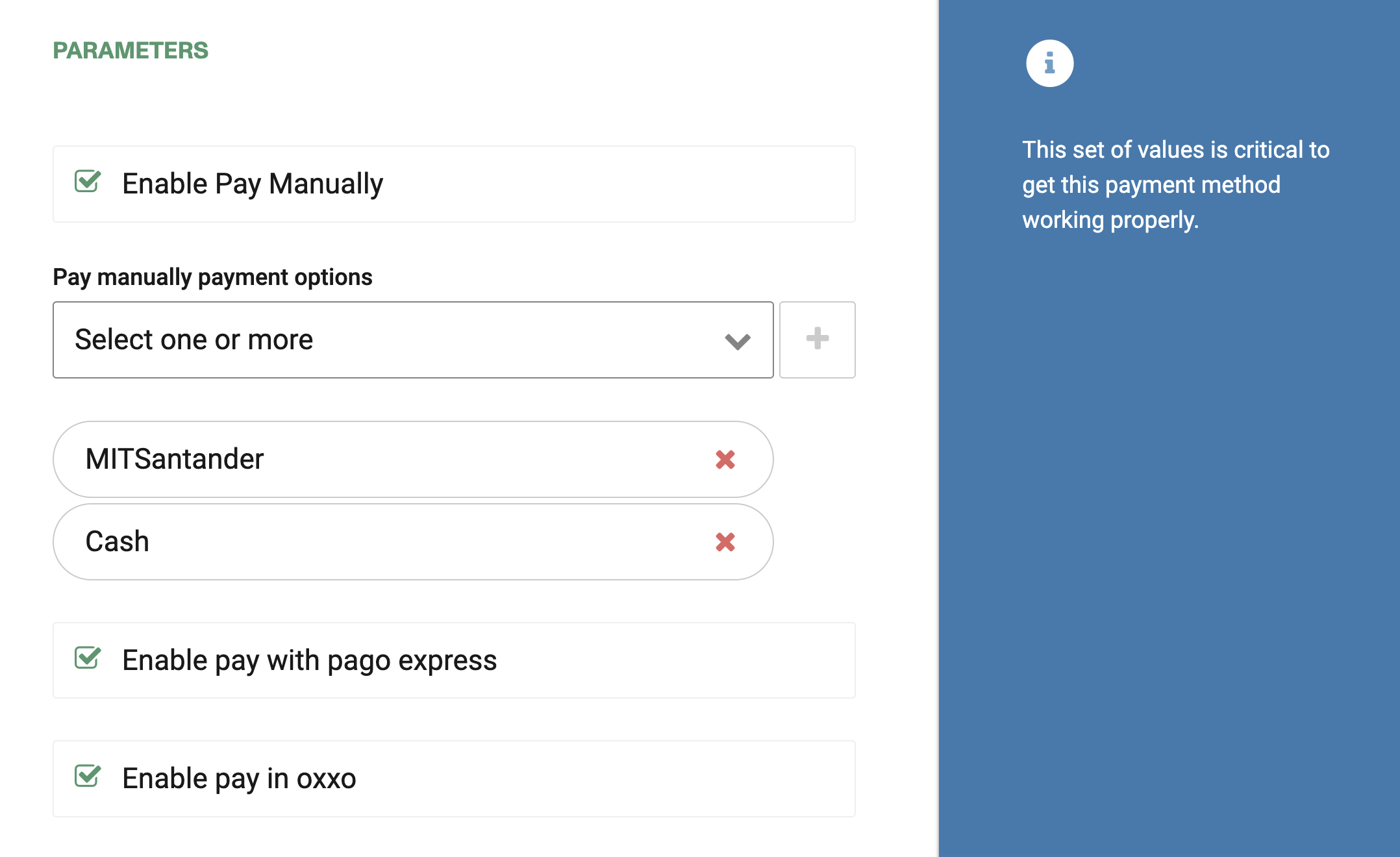 Referenced Inperson + Parameters