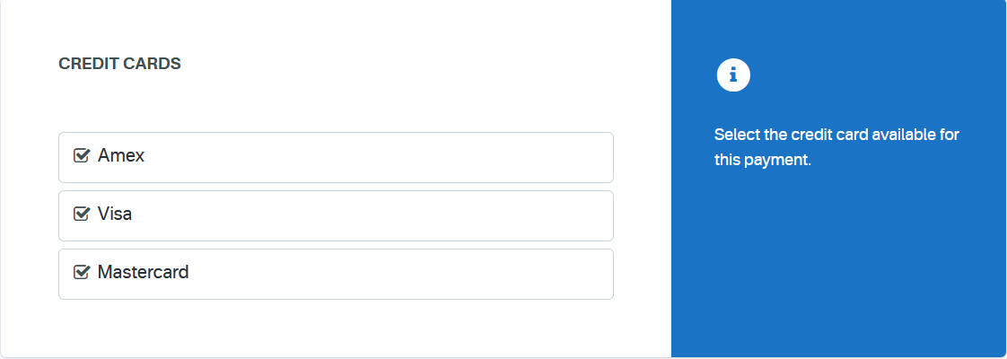 Paypal + 'online_credit' payment method + Credit cards