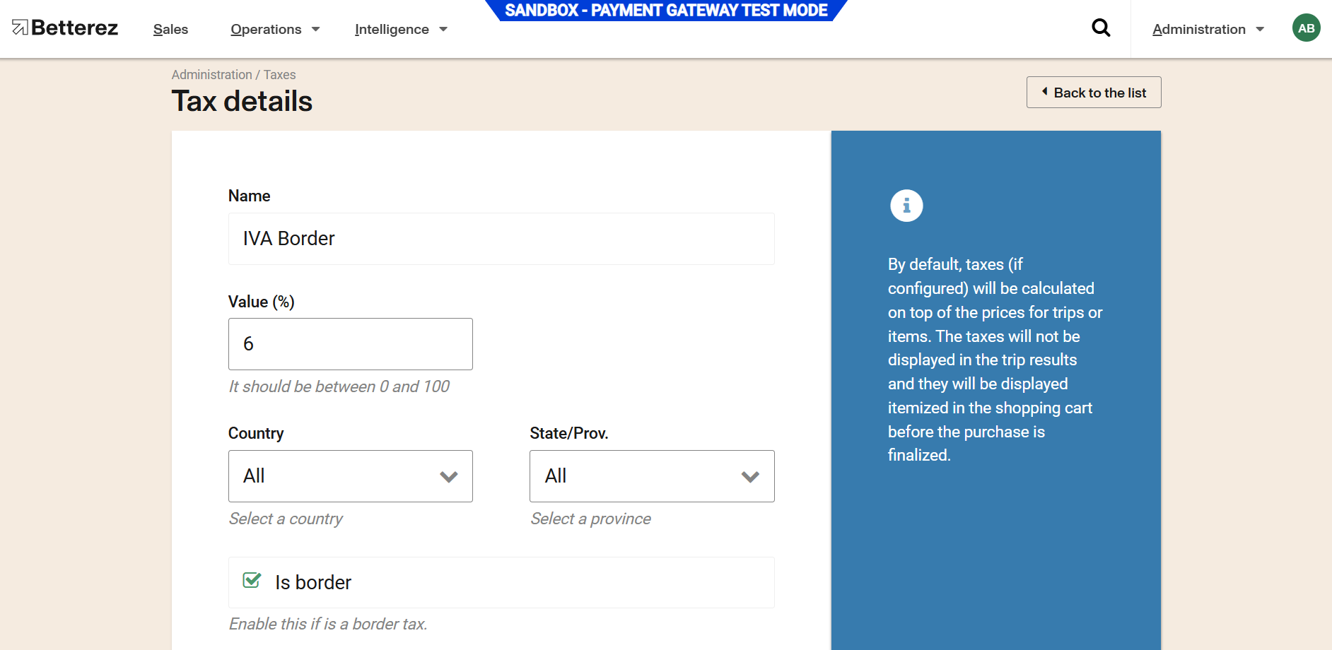 account cross border taxes