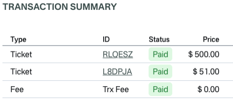 Transaction_summary Transaction_summary