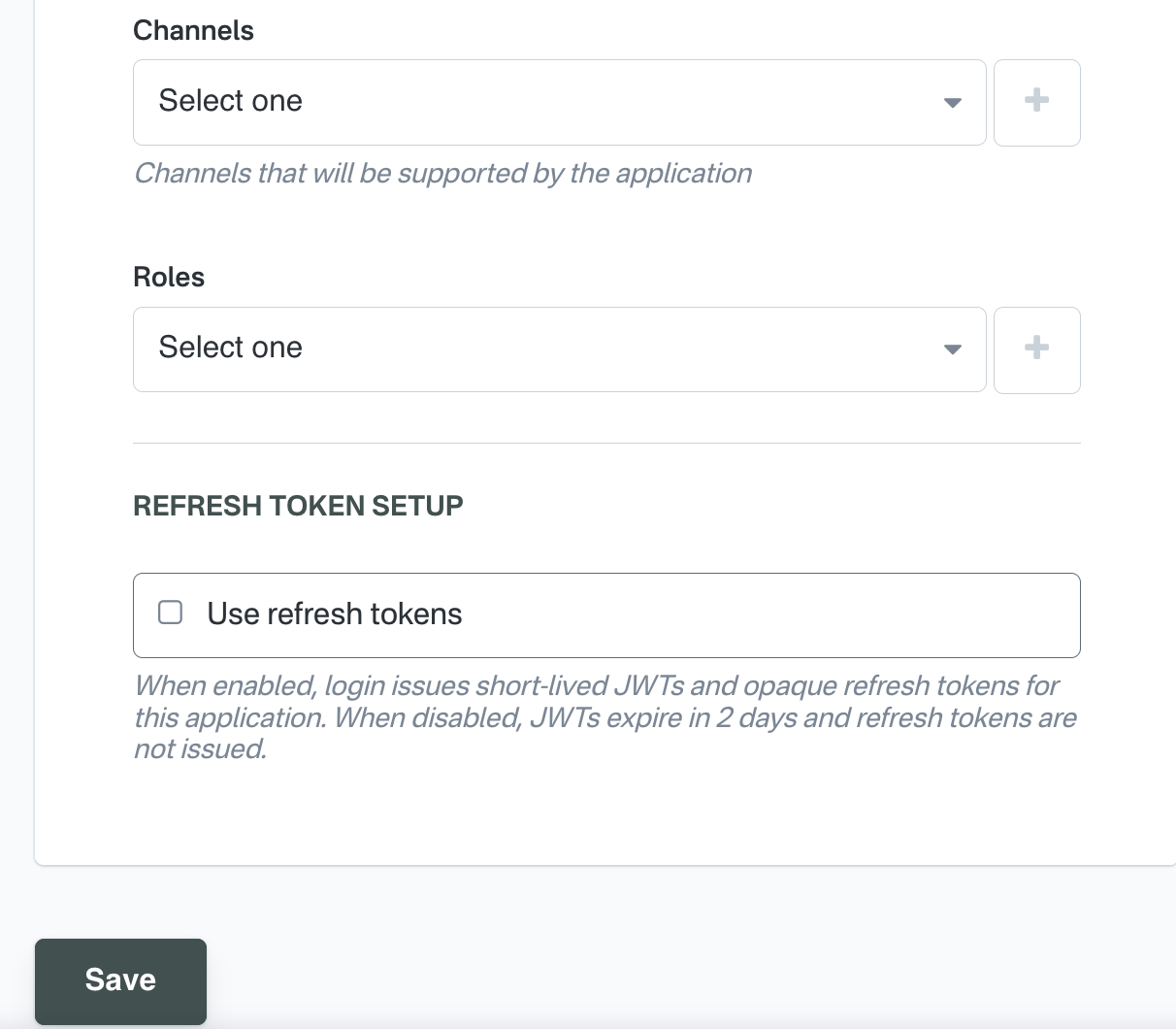 Application Keys Application Keys
