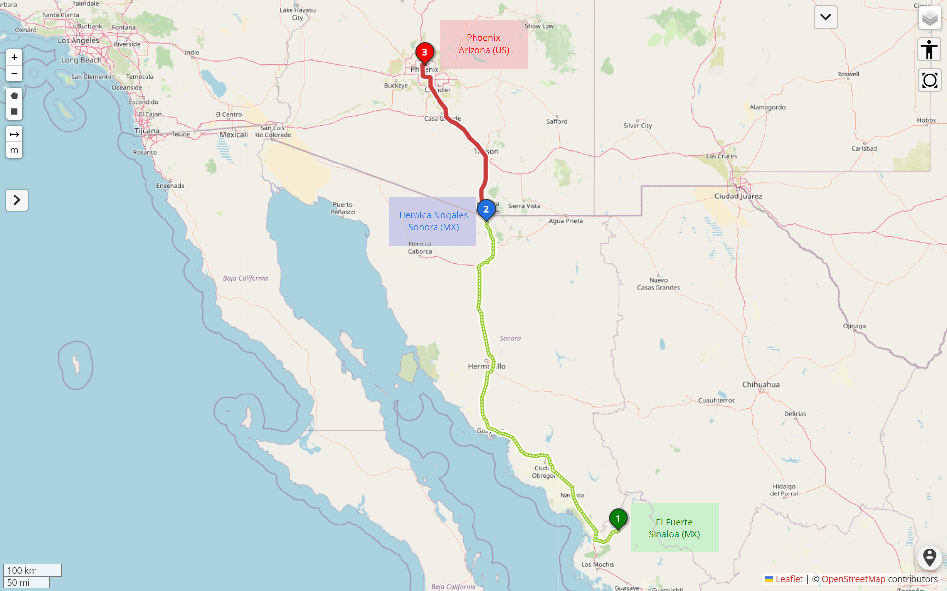 Tecate to Tijuana