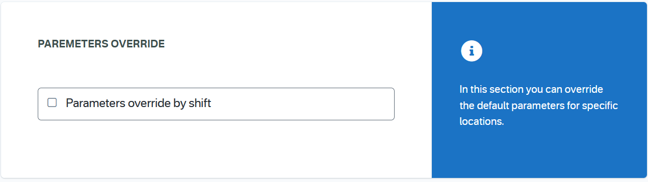 Getnet Parameters override