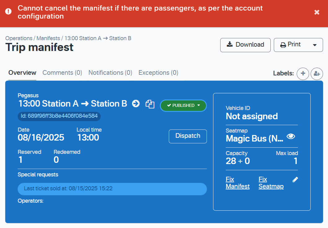 Manifests