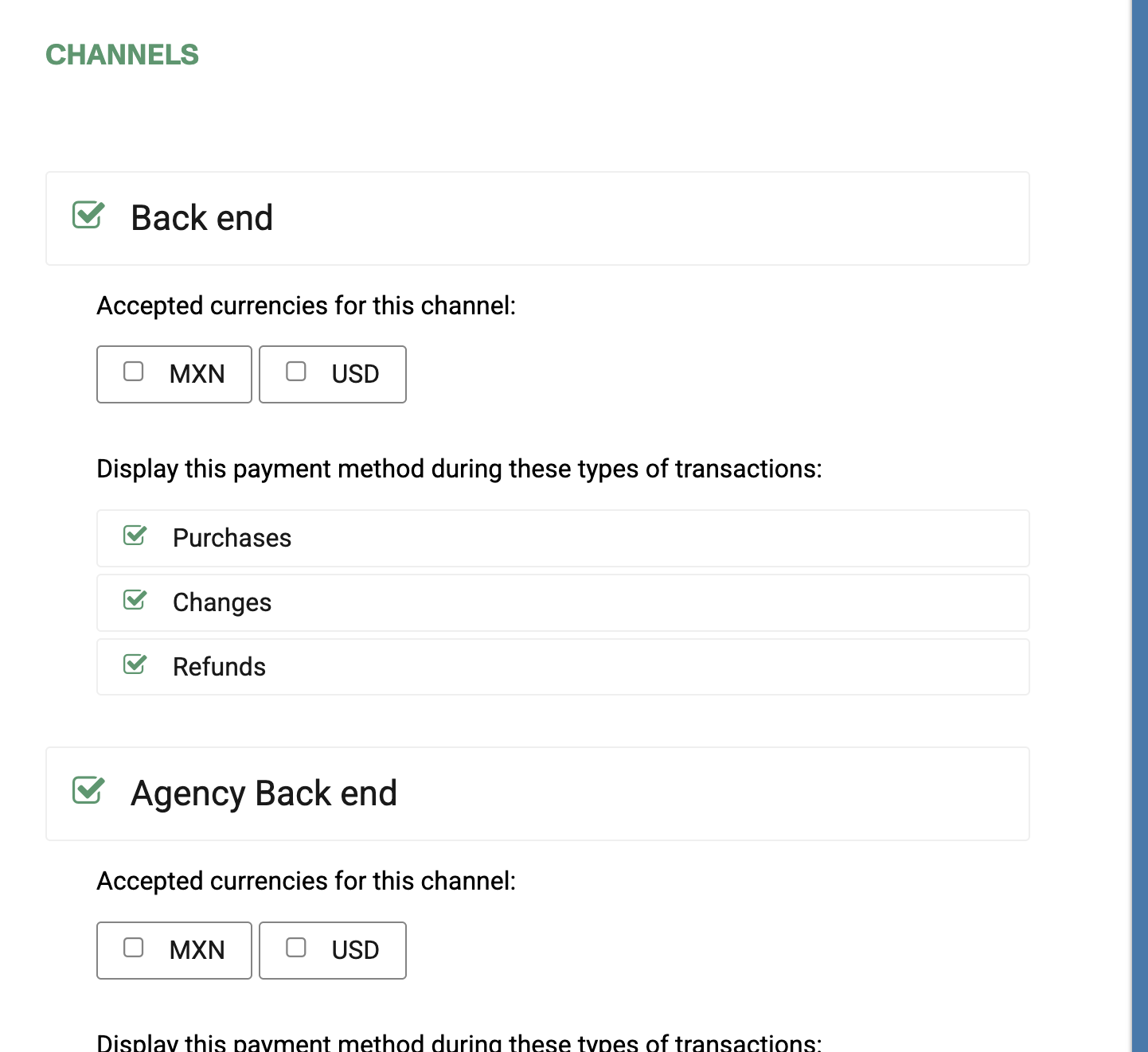 Payments channels