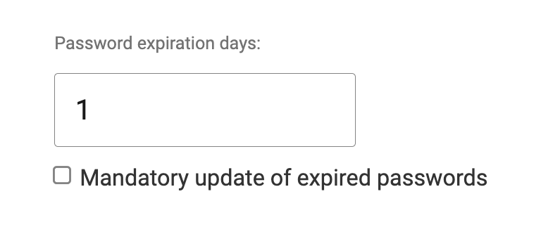 Password Expiration