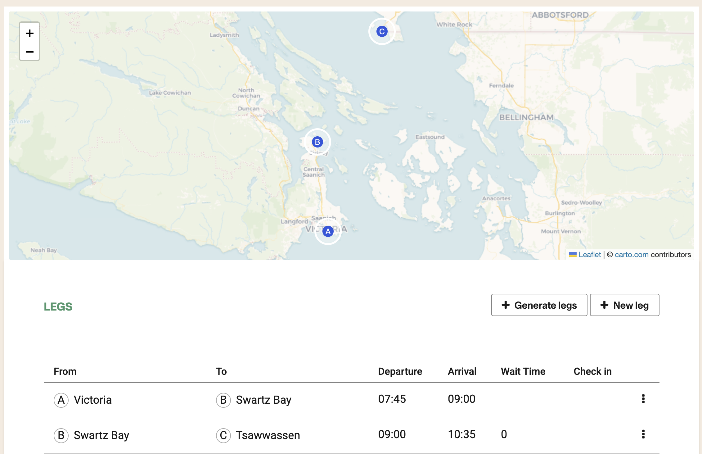 Schedulemap