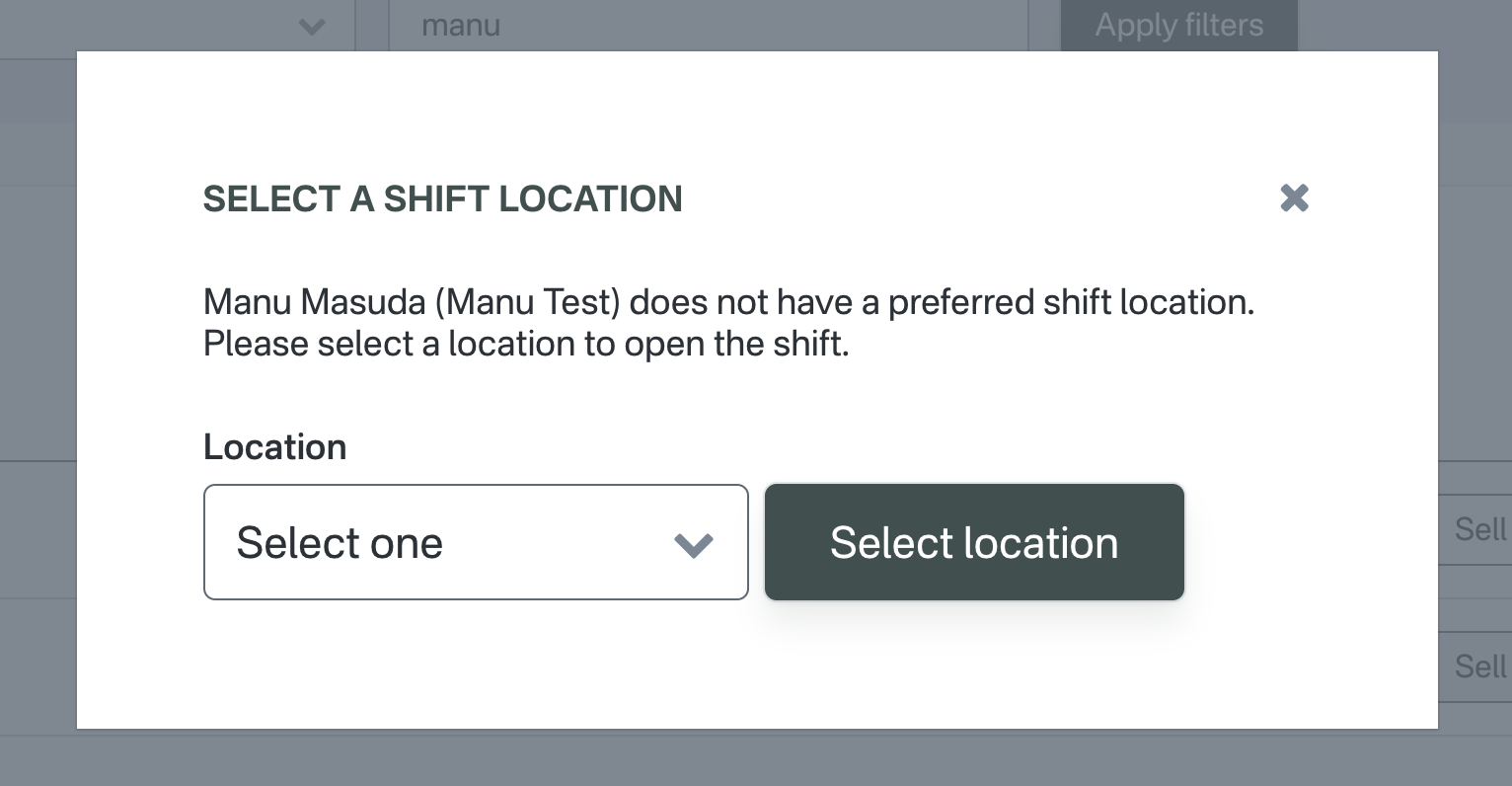 sell on behalf shift 2