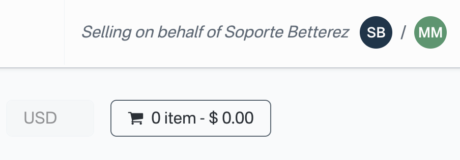 sell on behalf confirmation