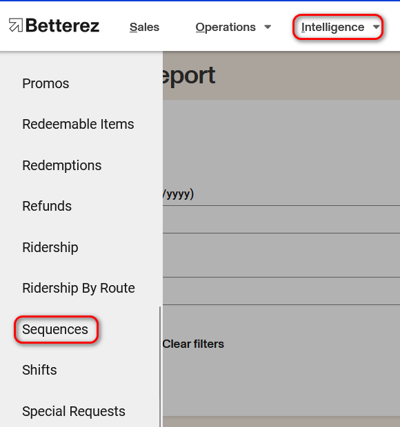 Sequence Report