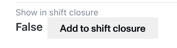 false shift