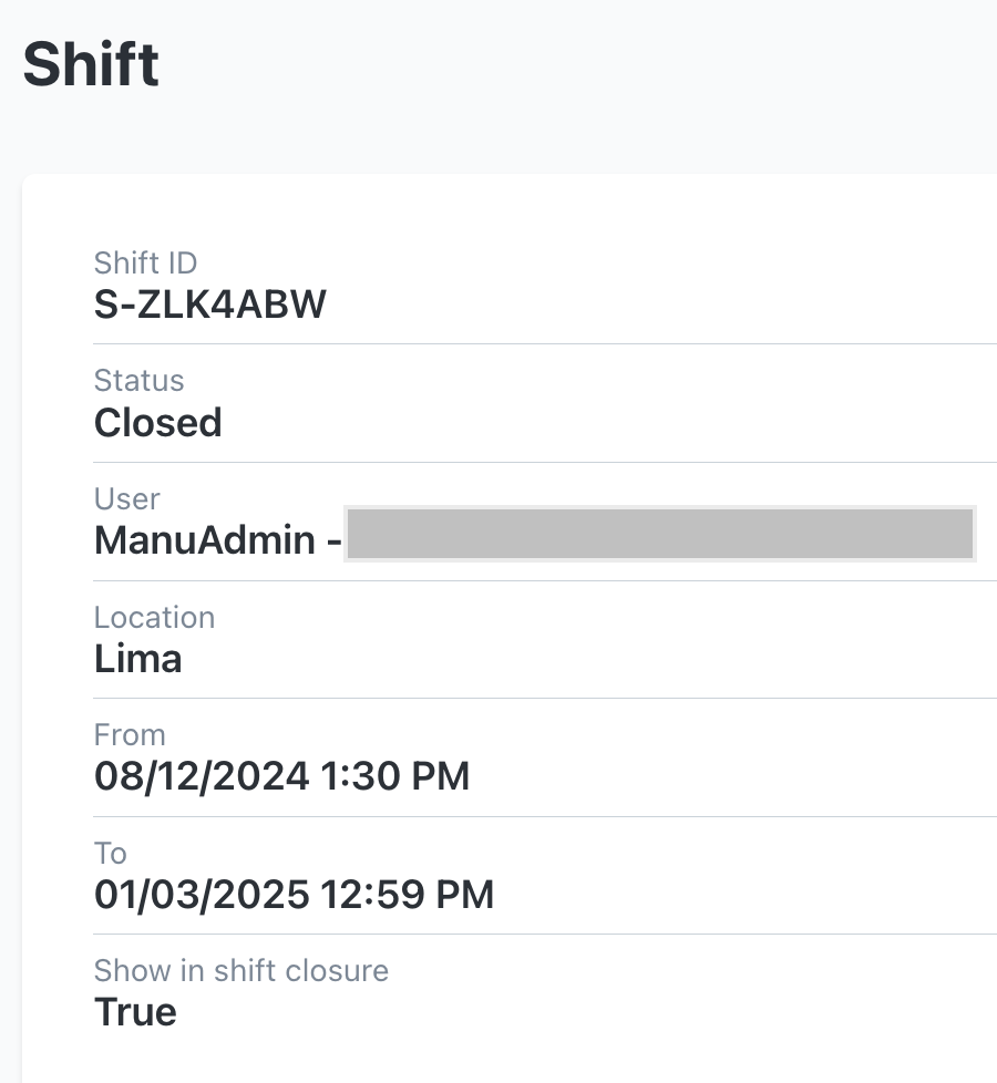 true shift