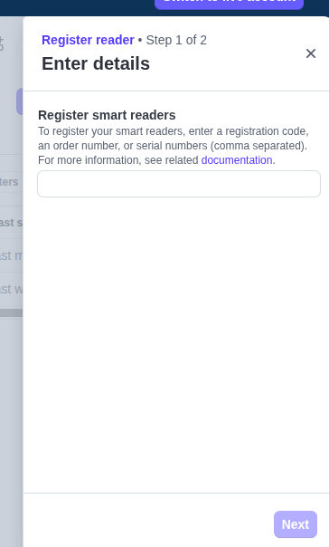 stripe terminal create reader