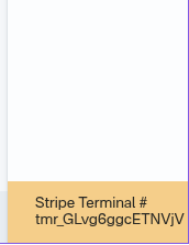 stripe terminal profile menu