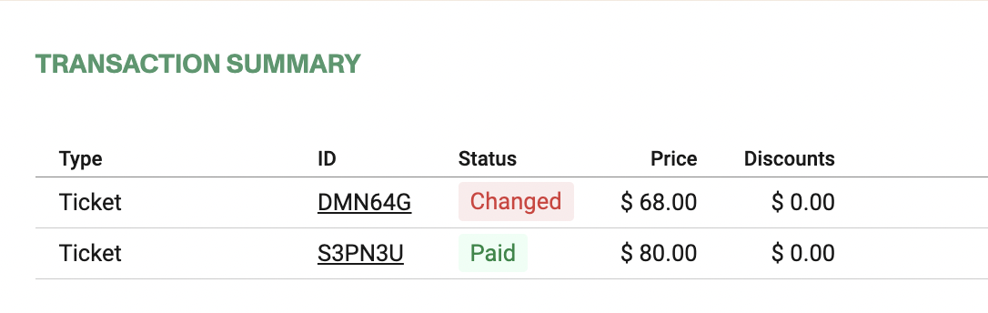 transaction details page